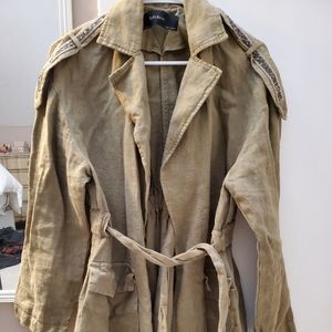 Zara utility jacket army green